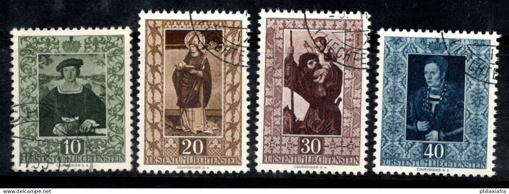 Liechtenstein 1953 Mi. 311-314 Oblitéré 100% Art, Peintures, Galerie Vaduz - Used Stamps