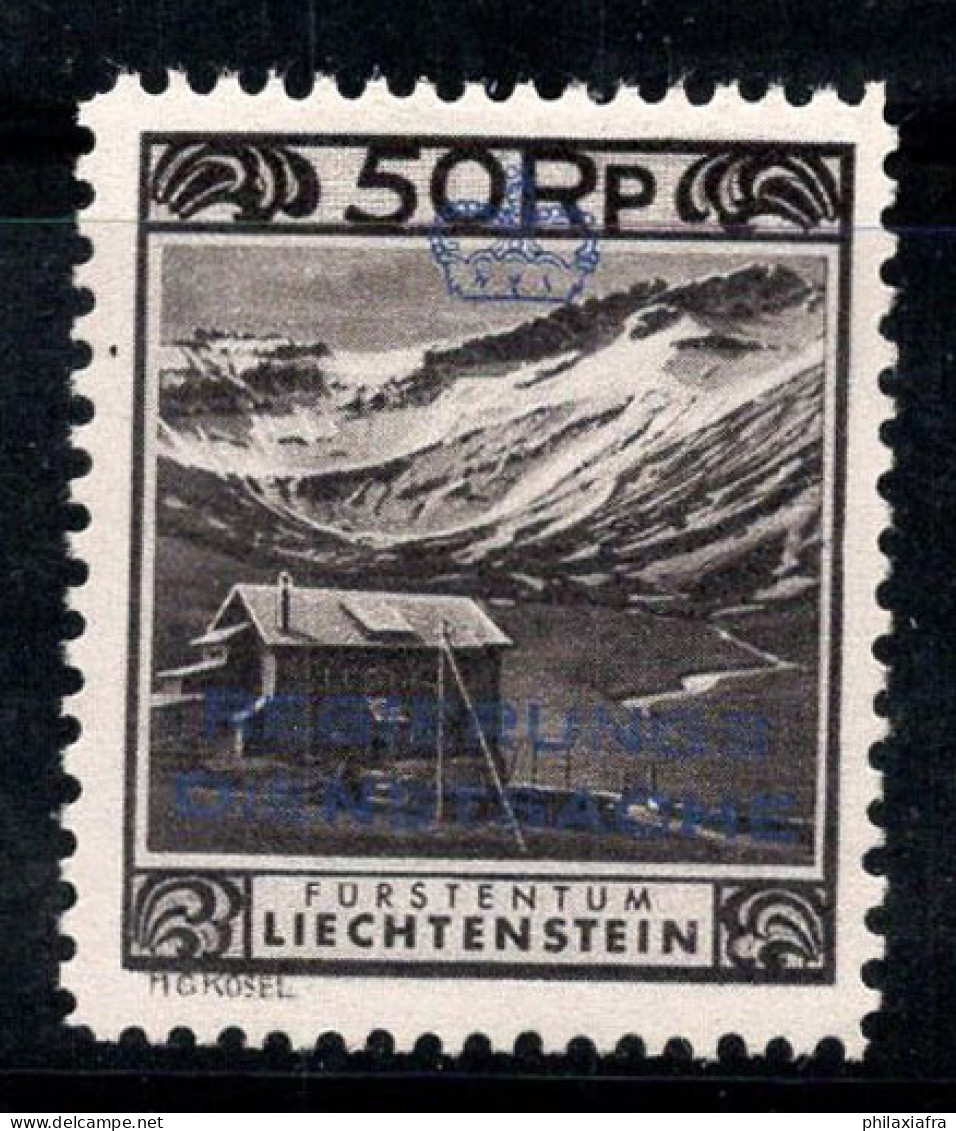 Liechtenstein 1932 Mi. 6 C Neuf * MH 100% Service Paysages, 50 Rp - Service