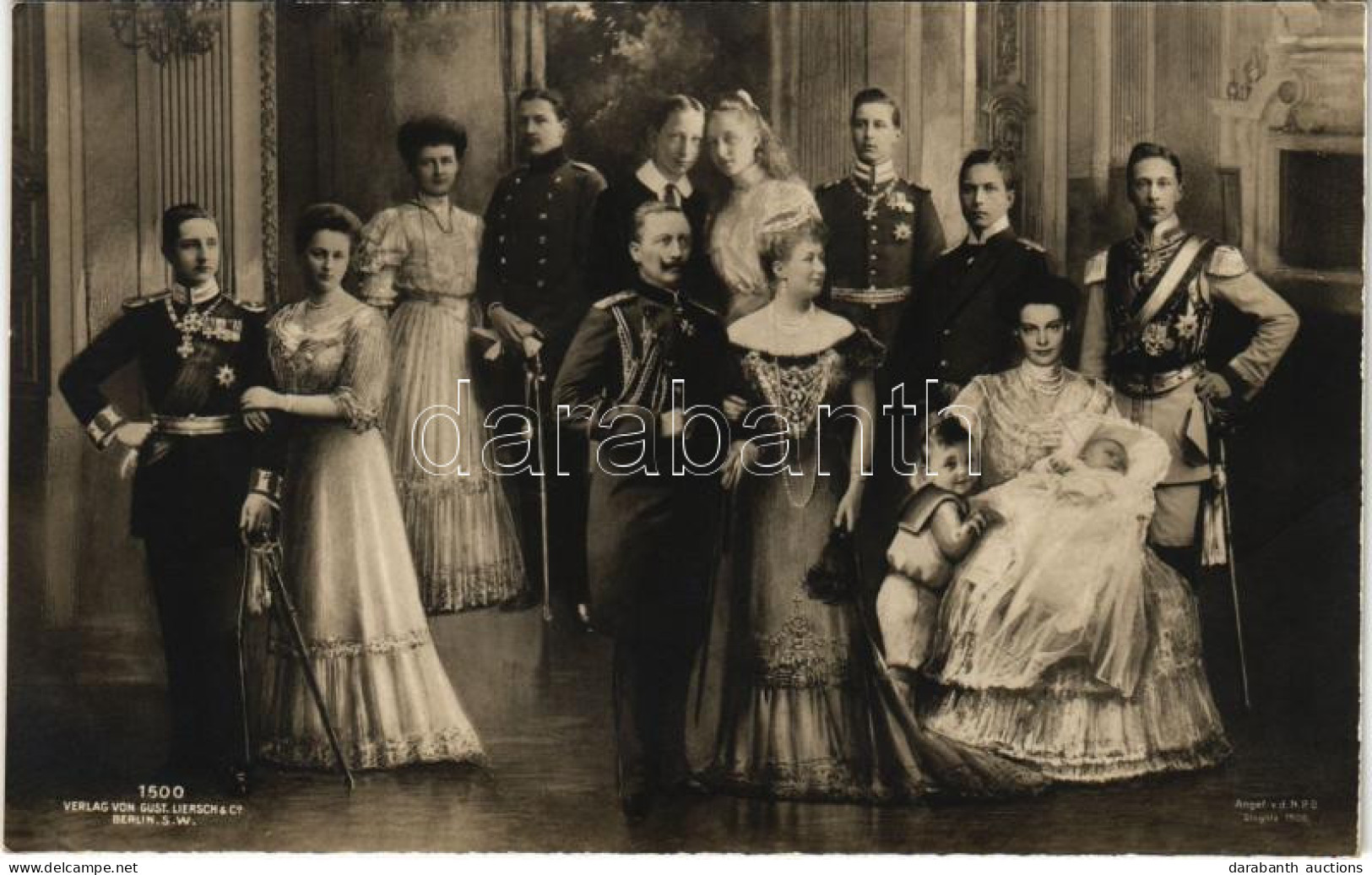 ** T1 Deutschlands Kaiserhaus / II. Vilmos Császár és A Királyi Család / German Royal Family Of Wilhelm II. Verlag V. Gu - Unclassified