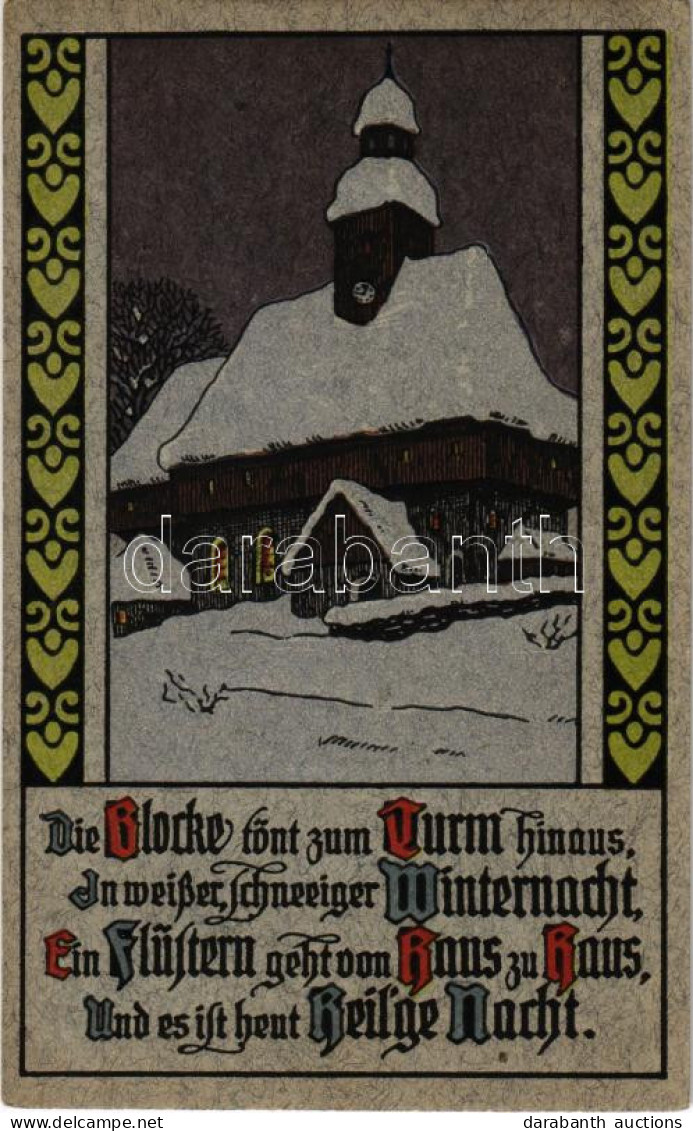 T2/T3 1912 Heilige Nacht / Christmas Greeting Art Postcard (EK) - Sin Clasificación