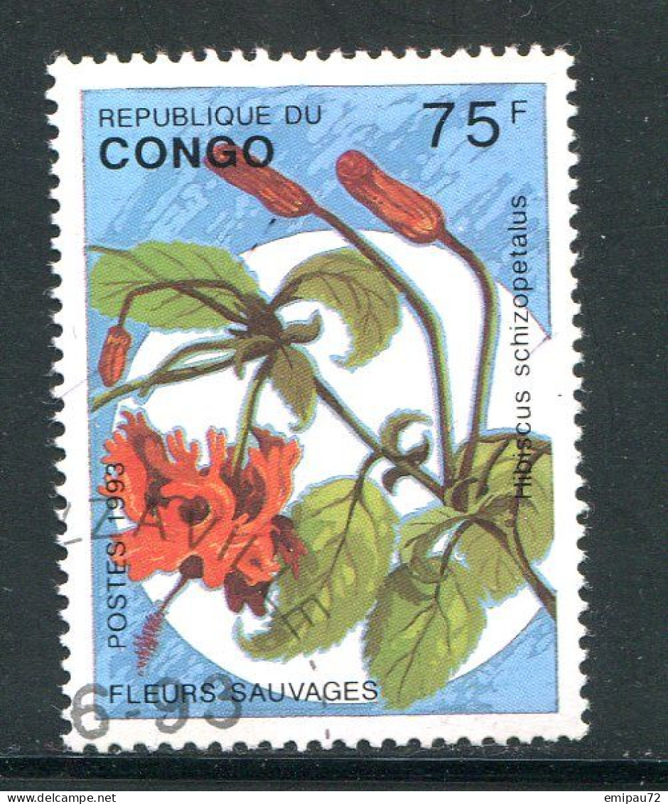 CONGO- Y&T N°982- Oblitéré (fleurs) - Oblitérés