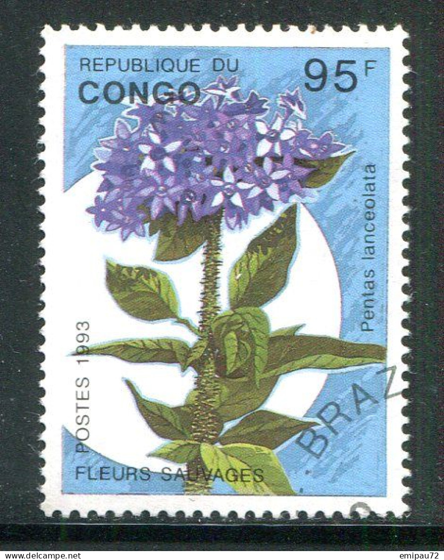 CONGO- Y&T N°983- Oblitéré (fleurs) - Oblitérés