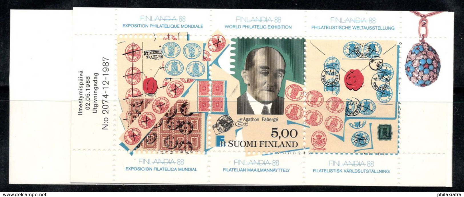 Finlande 1988 Mi. 1050 Carnet 100% Neuf ** 5.00 (M), Fabergé, Orfèvre Et Philatéliste - Blocchi E Foglietti