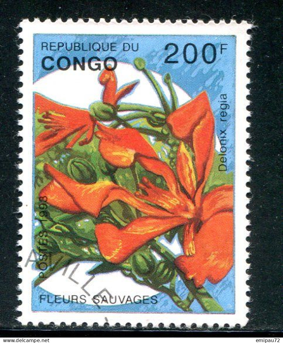 CONGO- Y&T N°985- Oblitéré (fleurs) - Oblitérés
