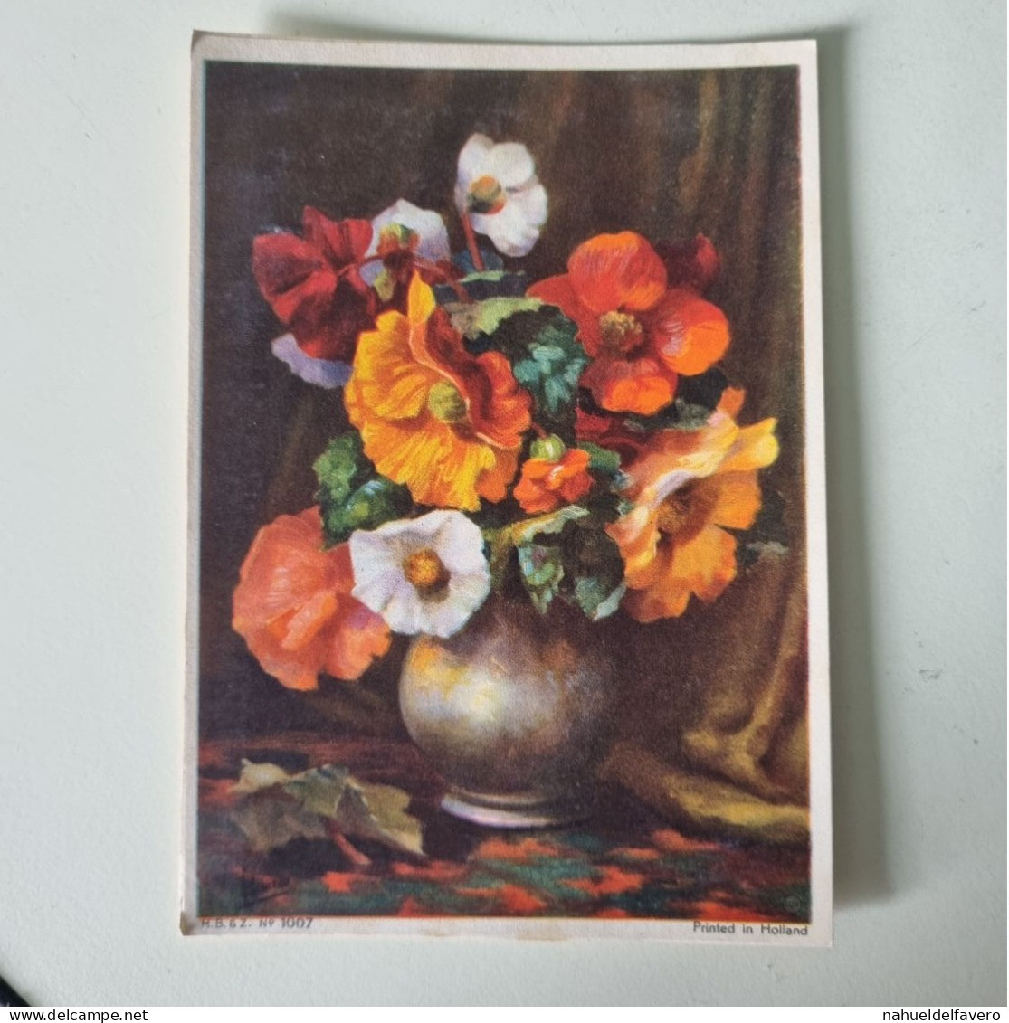 PH - PHOTO DESSINÉE - Couleur Des Photos - Fleurs Dans Un Vase - Gegenstände