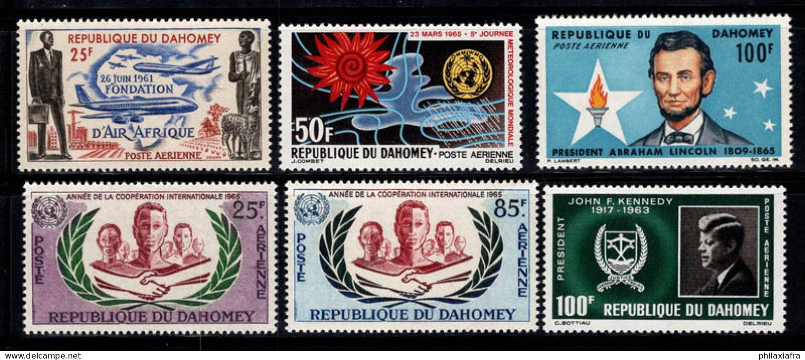 Dahomey 1962-65 Neuf ** 100% Poste Aérienne Air Africa,Météorologie,Kennedy,ONU - Altri - Africa