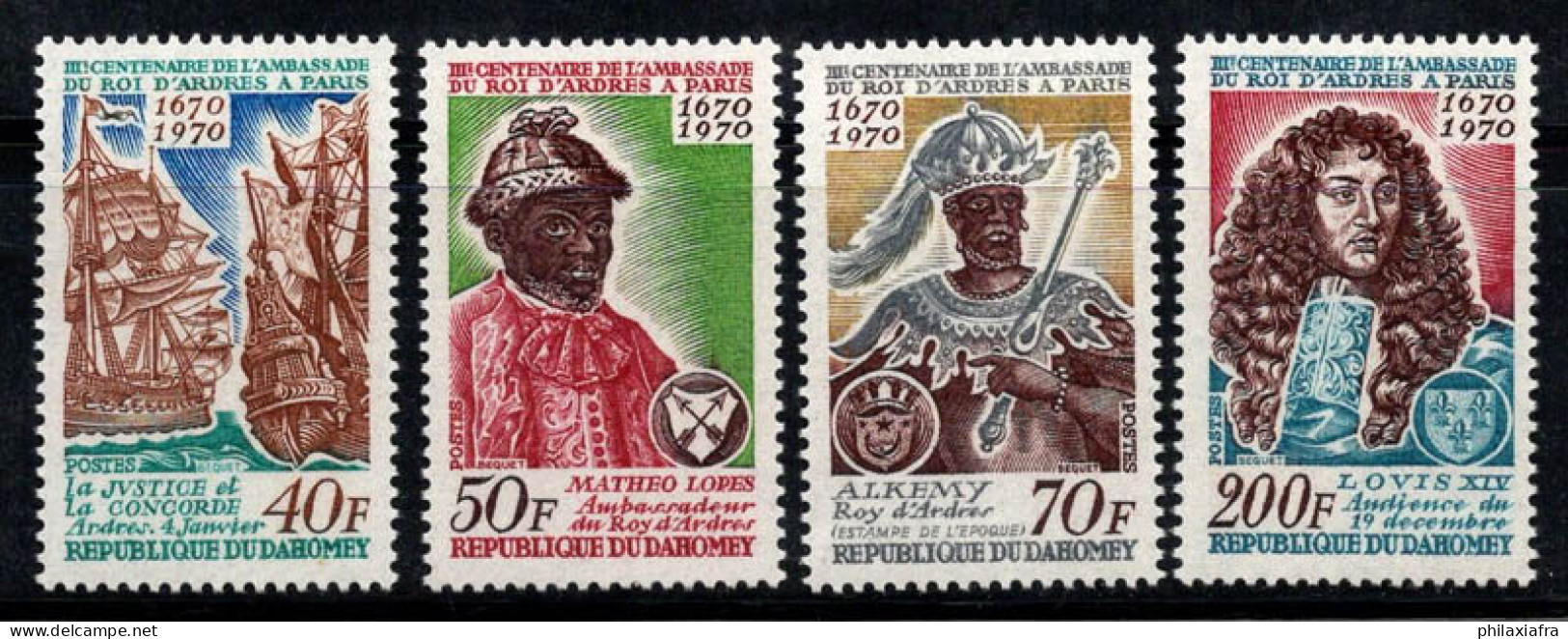 Dahomey 1970 Mi. 422-25 Neuf ** 100% Ambassade Du Roi D'Ardres - Altri - Africa
