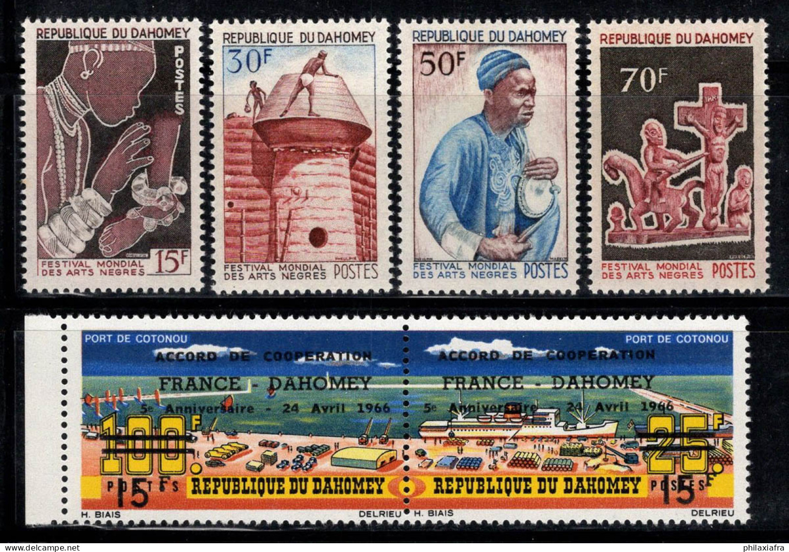 Dahomey 1966 Mi. 270-75 Neuf ** 100% Porto,Art Africain,Dakar - Africa (Varia)