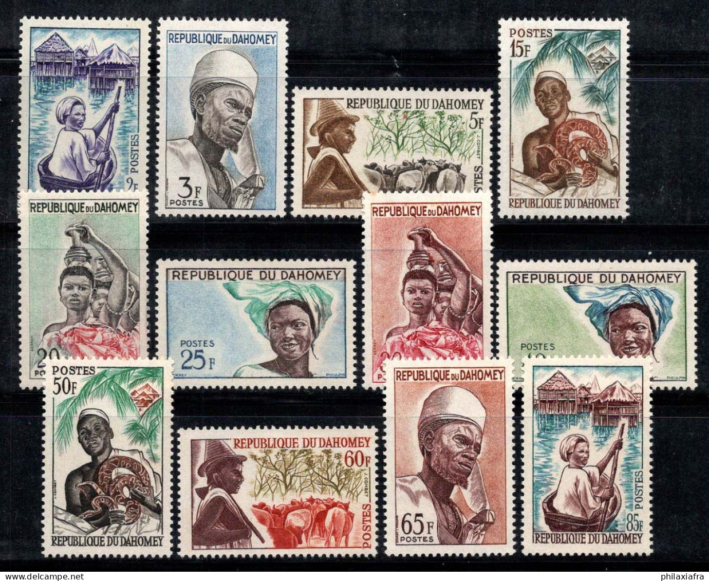 Dahomey 1963 Mi. 200-11 Neuf ** 100% Peuple Du Dahomey - Altri - Africa