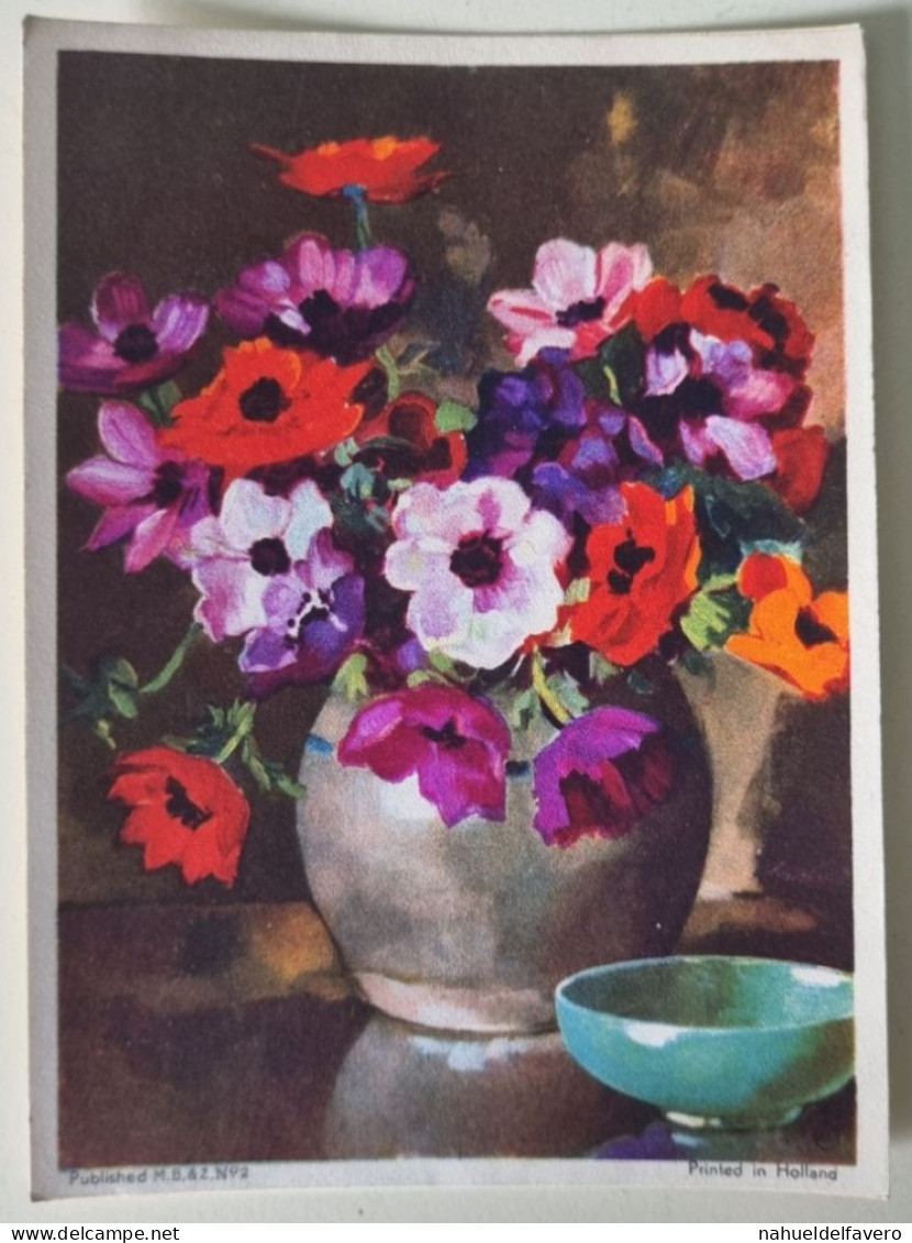 PH - PHOTO DESSINÉE - Couleur Des Photos - Fleurs Dans Un Vase - Gegenstände