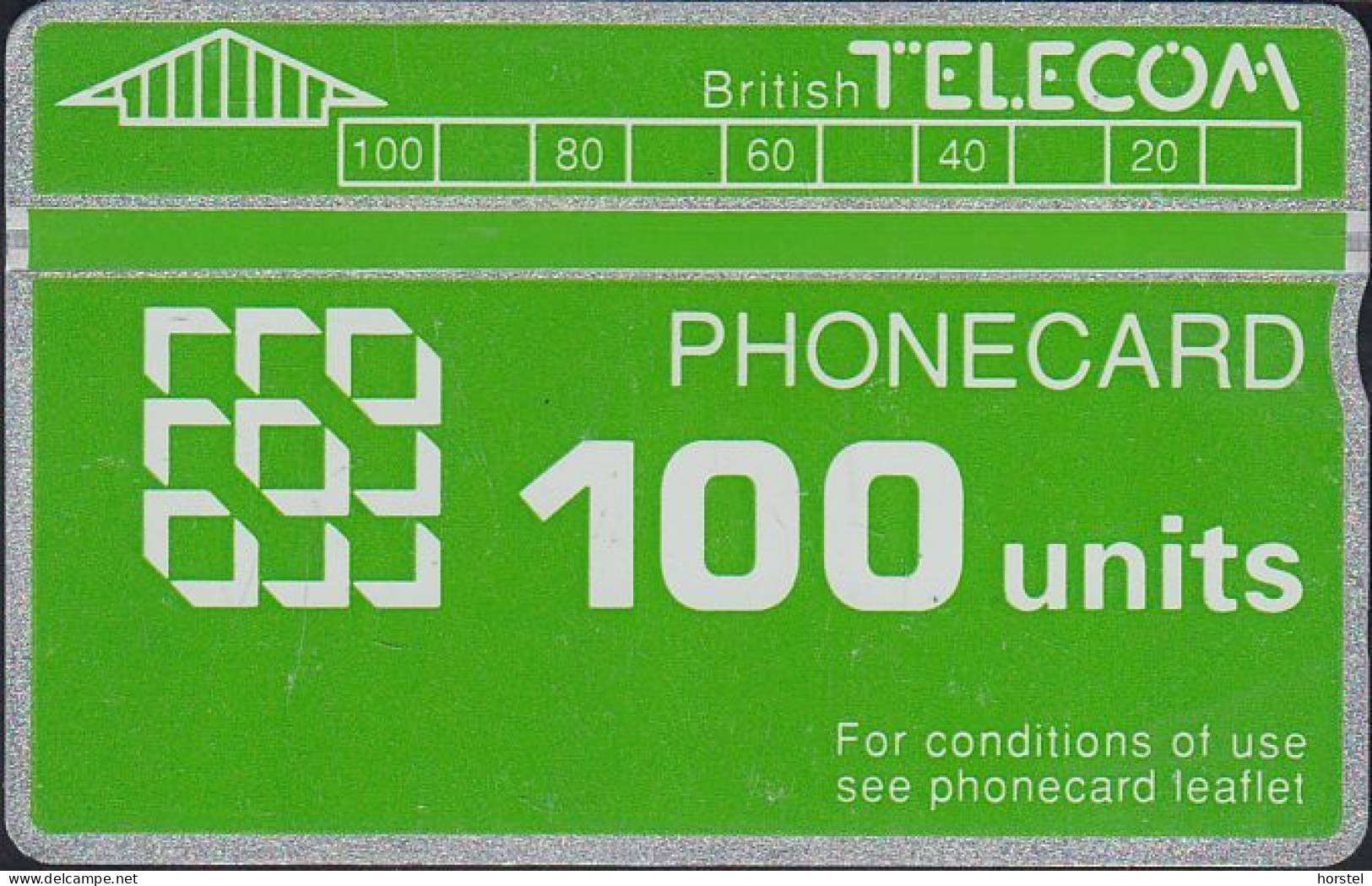 UK - British Telecom L&G  BTD026 - 5th Issue Phonecard Definitive - 100 Units - 044B - BT Emissions Définitives