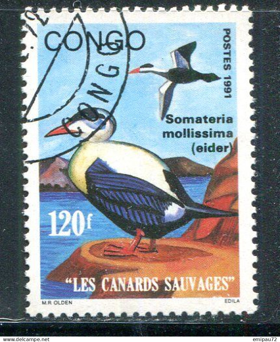 CONGO- Y&T N°913- Oblitéré (oiseaux) - Gebraucht