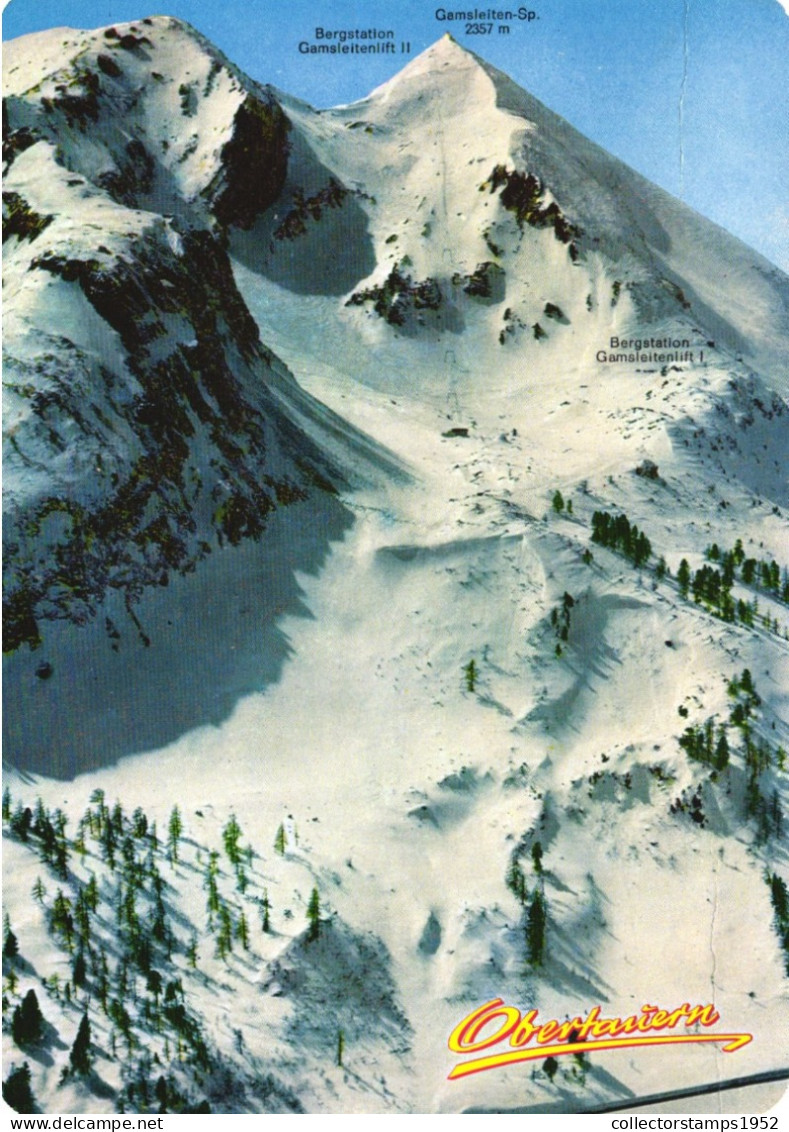 OBERTAUERN, SALZBURG, MOUNTAIN, AUSTRIA, POSTCARD - Obertauern