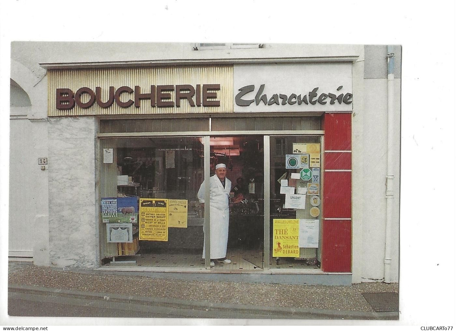 Availles-Limouzine (86) : GP Du Magasin Boucherie Dudognon Rue Principale En 2001 (animé)GF. - Availles Limouzine
