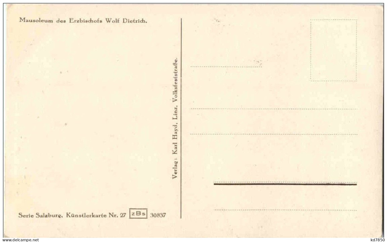 Salzburg - St. Gabrielskapelle - Künstlerkarte K Hayd - Salzburg Stadt