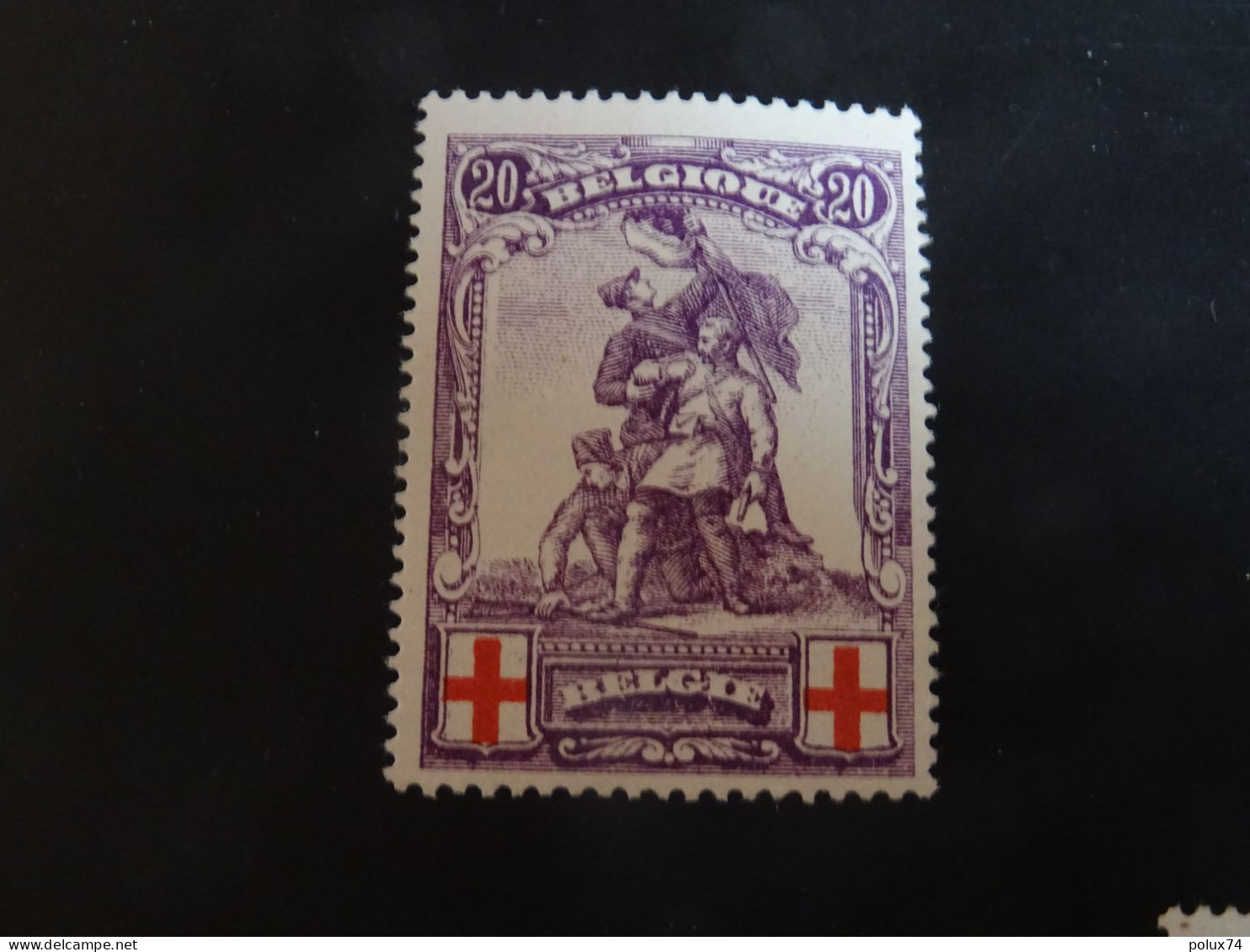 BELGIQUE CROIX ROUGE 1914 Neuf* - 1914-1915 Red Cross