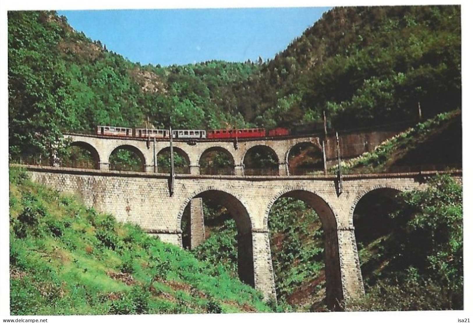 Carte Postale: Isère: Le Chemin De Fer Touristique De LA MURE. - Ouvrages D'Art