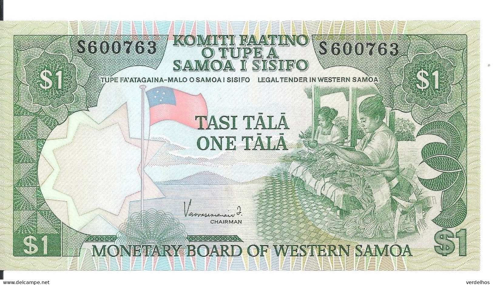 SAMOA 1 TALA ND2020 UNC P 16 D - Samoa