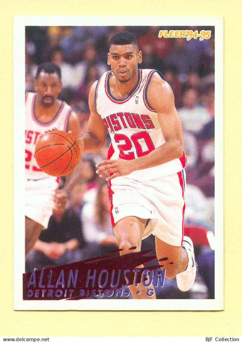 Basket : ALLAN HOUSTON / DETROIT PISTONS / N° 68 / NBA - Fleer' 94-95 - 1990-1999