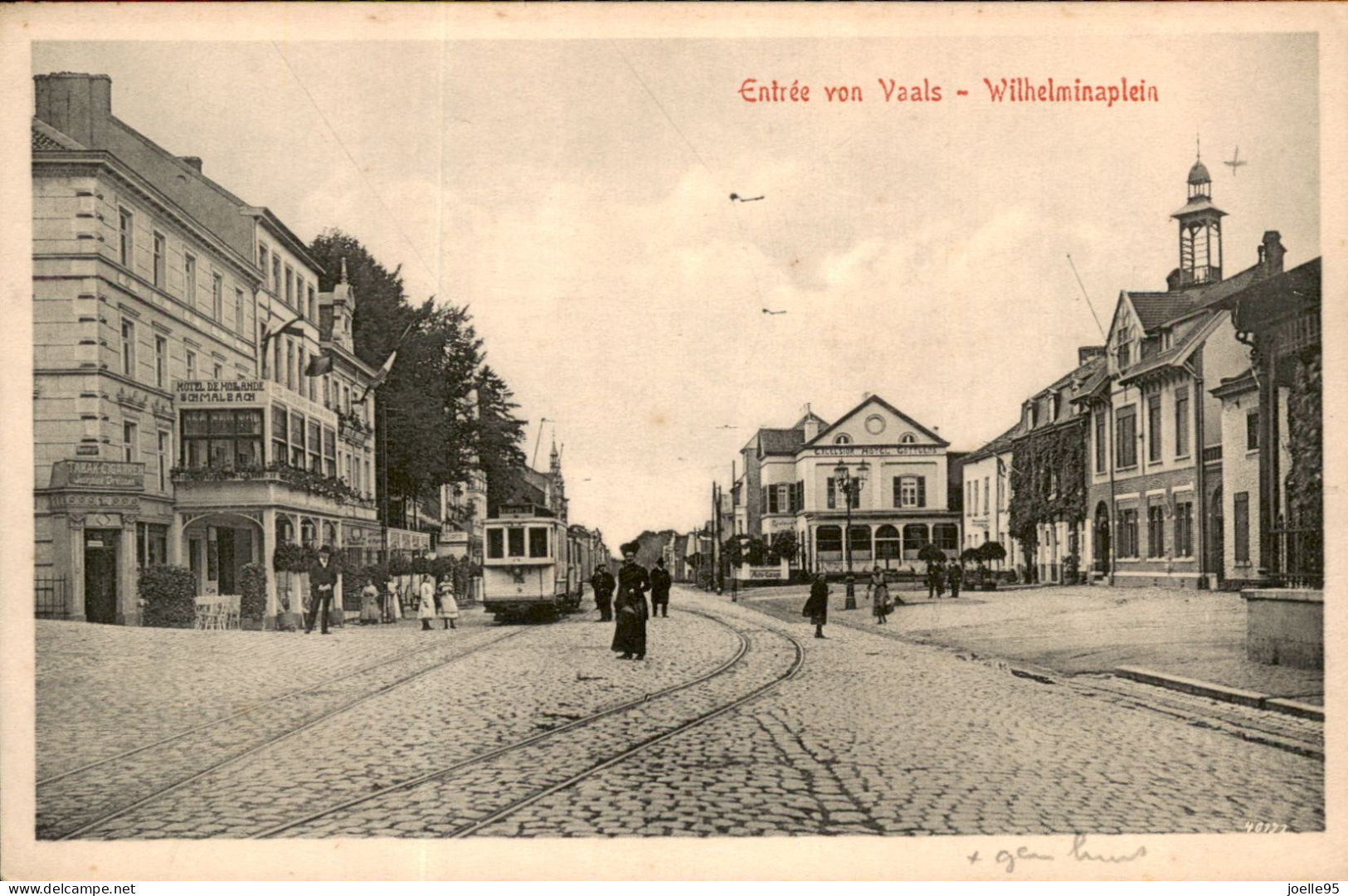 Vaals - Vierlandenblick - Douane - Vierlandenpunt - Neutraal Gebied - Wilhelminaplein - 1910 - Vaals