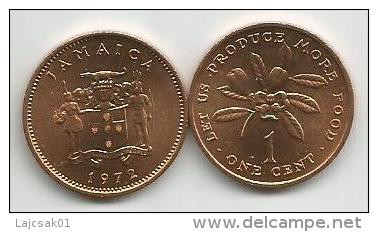 Jamaica 1 Cent 1972. FAO High Grade - Jamaica