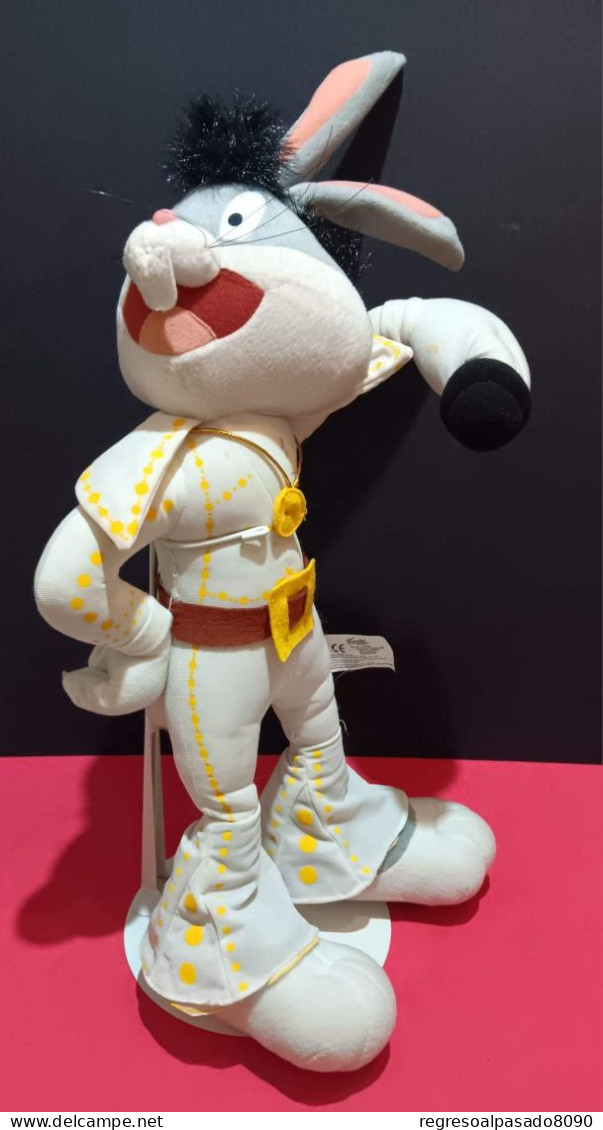 Bonito Peluche Conejo Bugs Bunny Elvis Presley Looney Tunes Warner Bros De Famosa 60 Cm - Peluche