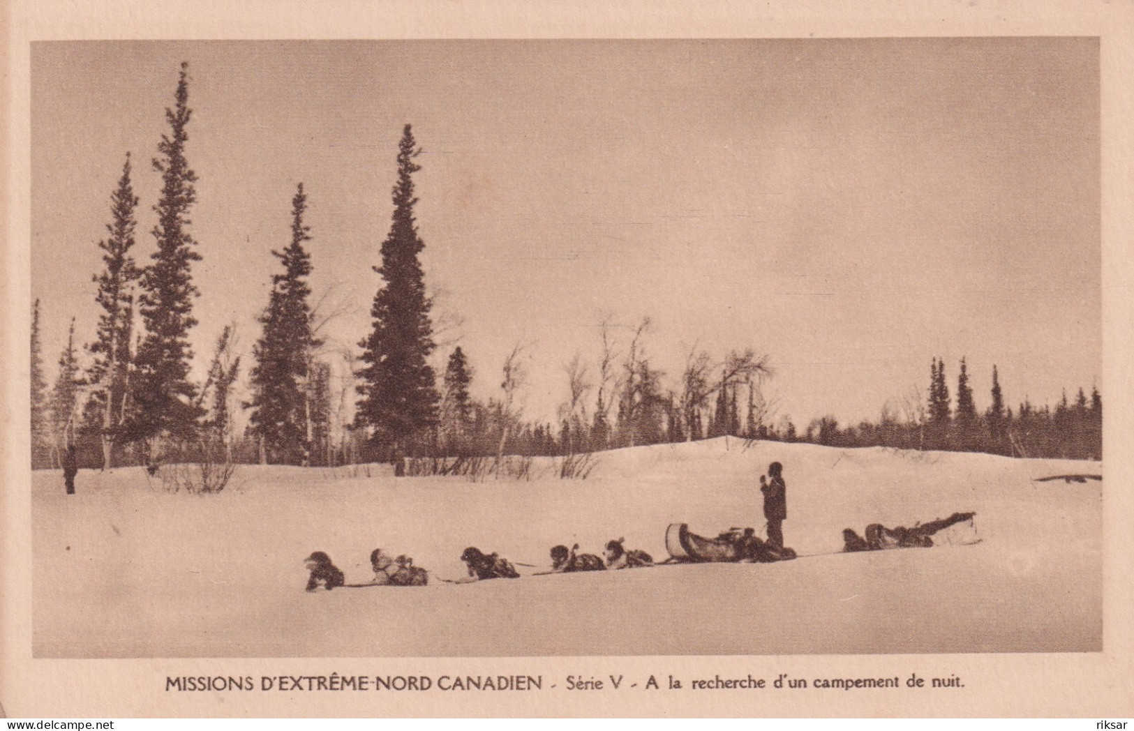 CANADA(ESQUIMAU) CHASSE(TRAINEAU DE CHIEN) - Autres & Non Classés