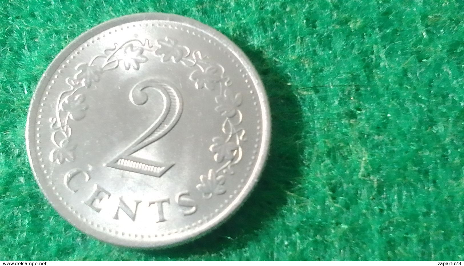 MALTA-  1981-     2   CENTS - Malta