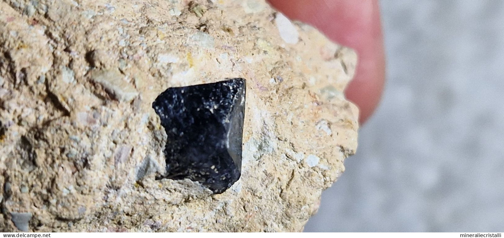 Quarzo Nero Morione Monteriggioni Siena Italia 114gr 5cm - Minerals