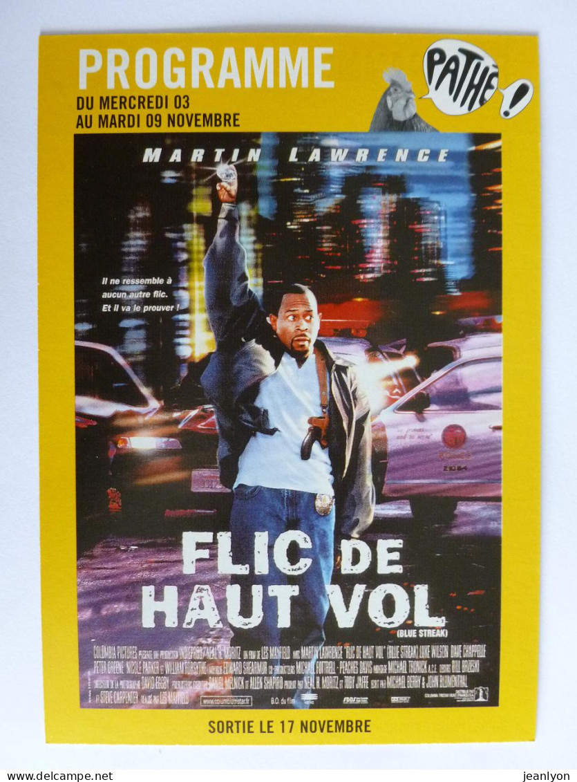 FLIC DE HAUT VOL - Martin Lawrence - Cinéma / Film - Carte Publicitaire Pathé Affiche Ciné - Police - Gendarmerie