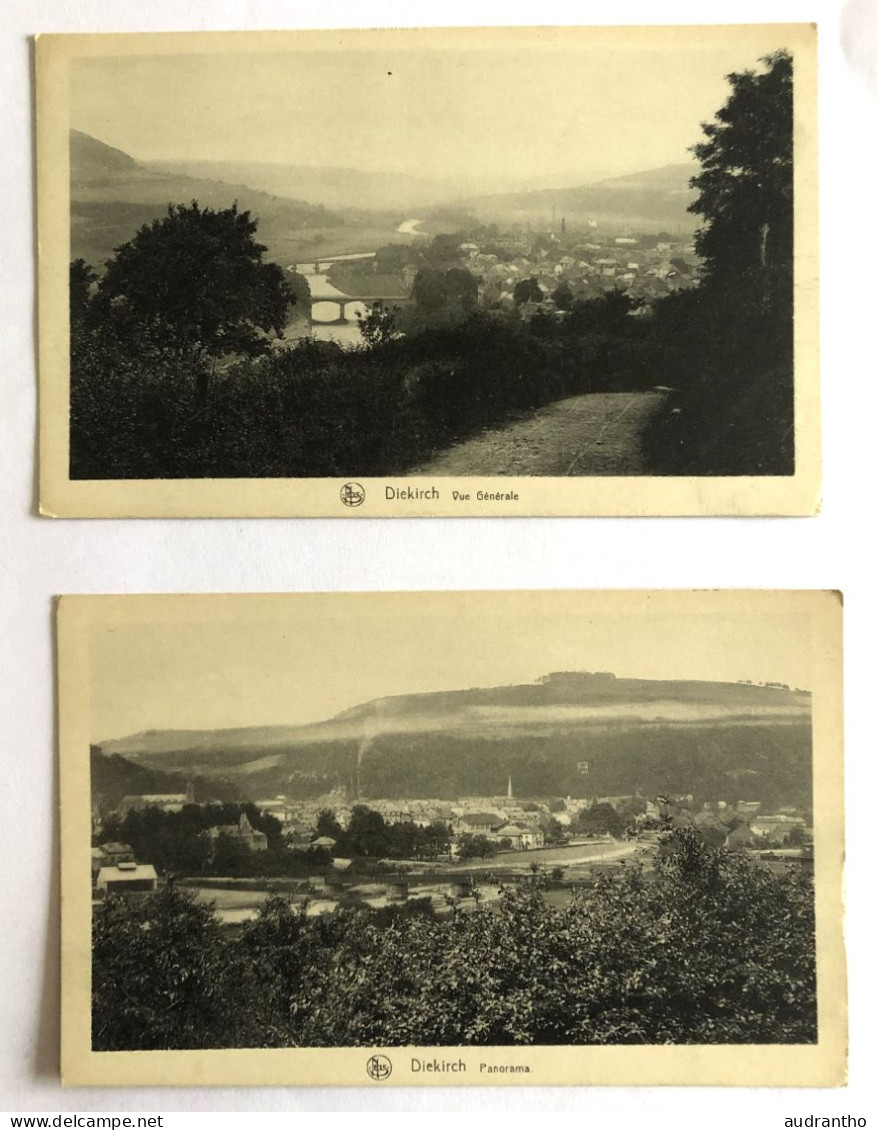 2 CPA LUXEMBOURG - DIEKIRCH - Vue Générale Et Panorama - Diekirch