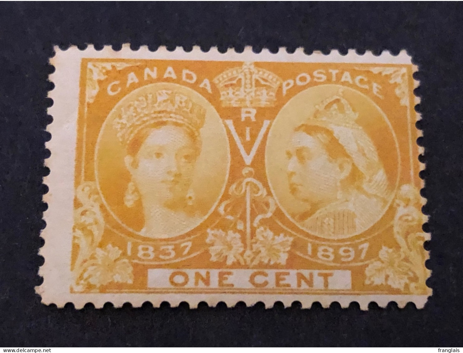 Sc 51 SG 121 Jubilee Issue Of 1897 1 Cent Yellow MNH** CV £13 - Unused Stamps