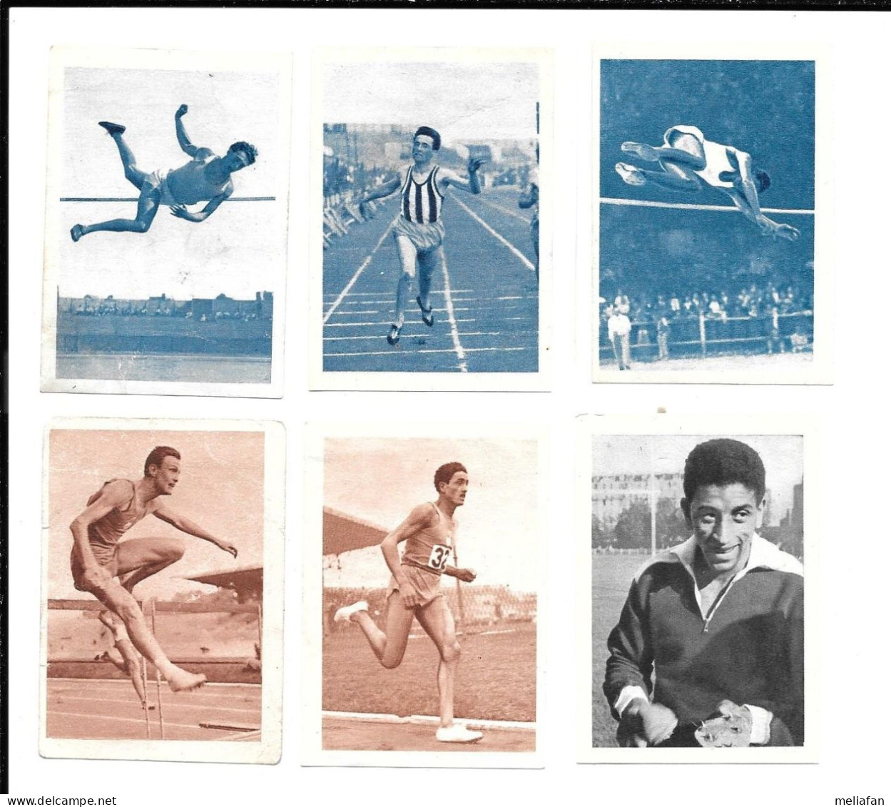 Y863 - IMAGES LOMBART - MARCEL HANSENNE - PAPA GALLO - BILLY - VICTOR SILLON - EL MABROUK - ANDRE JACQUES MARIE - Athlétisme