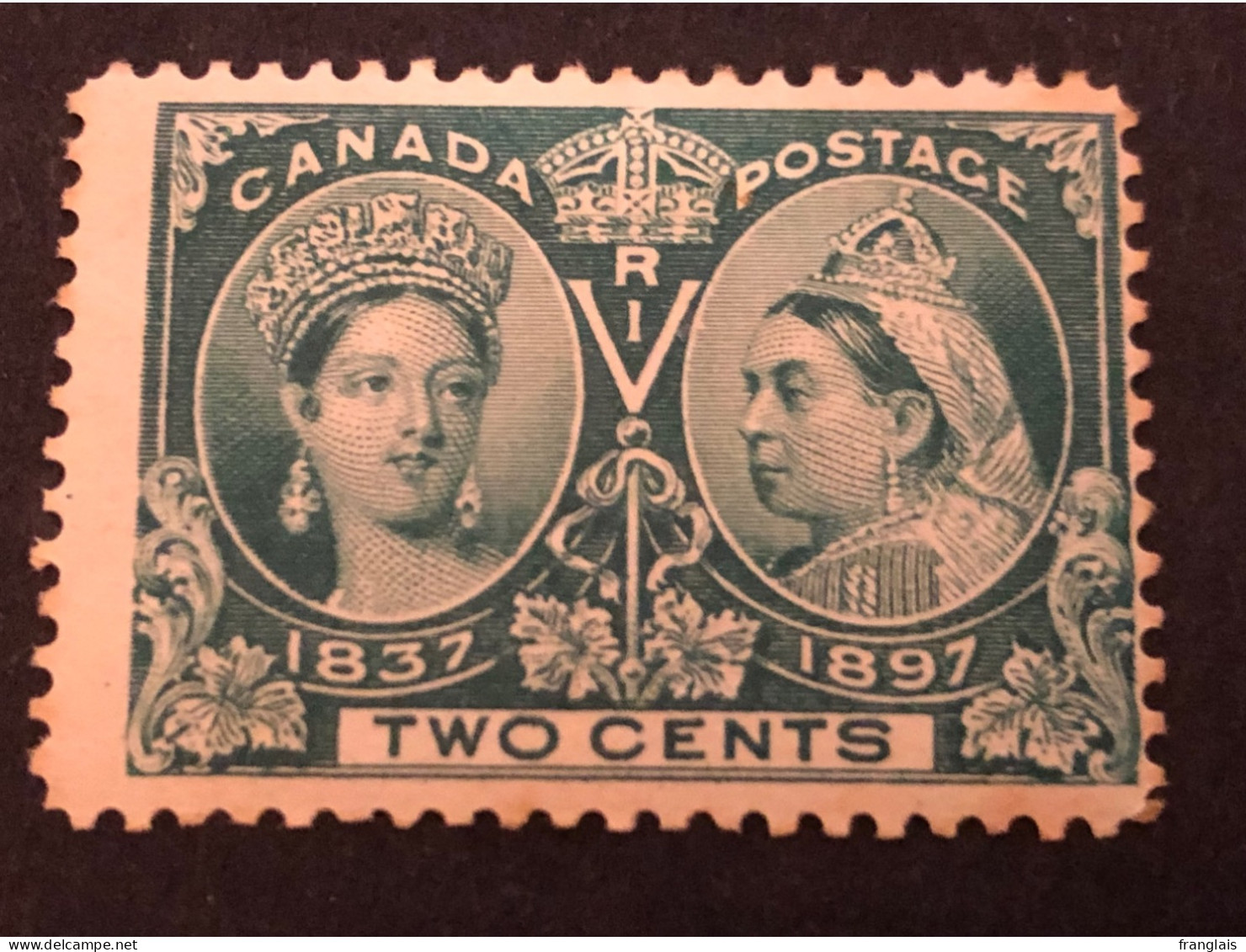 Sc 52 SG 124 Jubilee Issue Of 1897 2 Cent Blue MNH** CV £26 - Ungebraucht