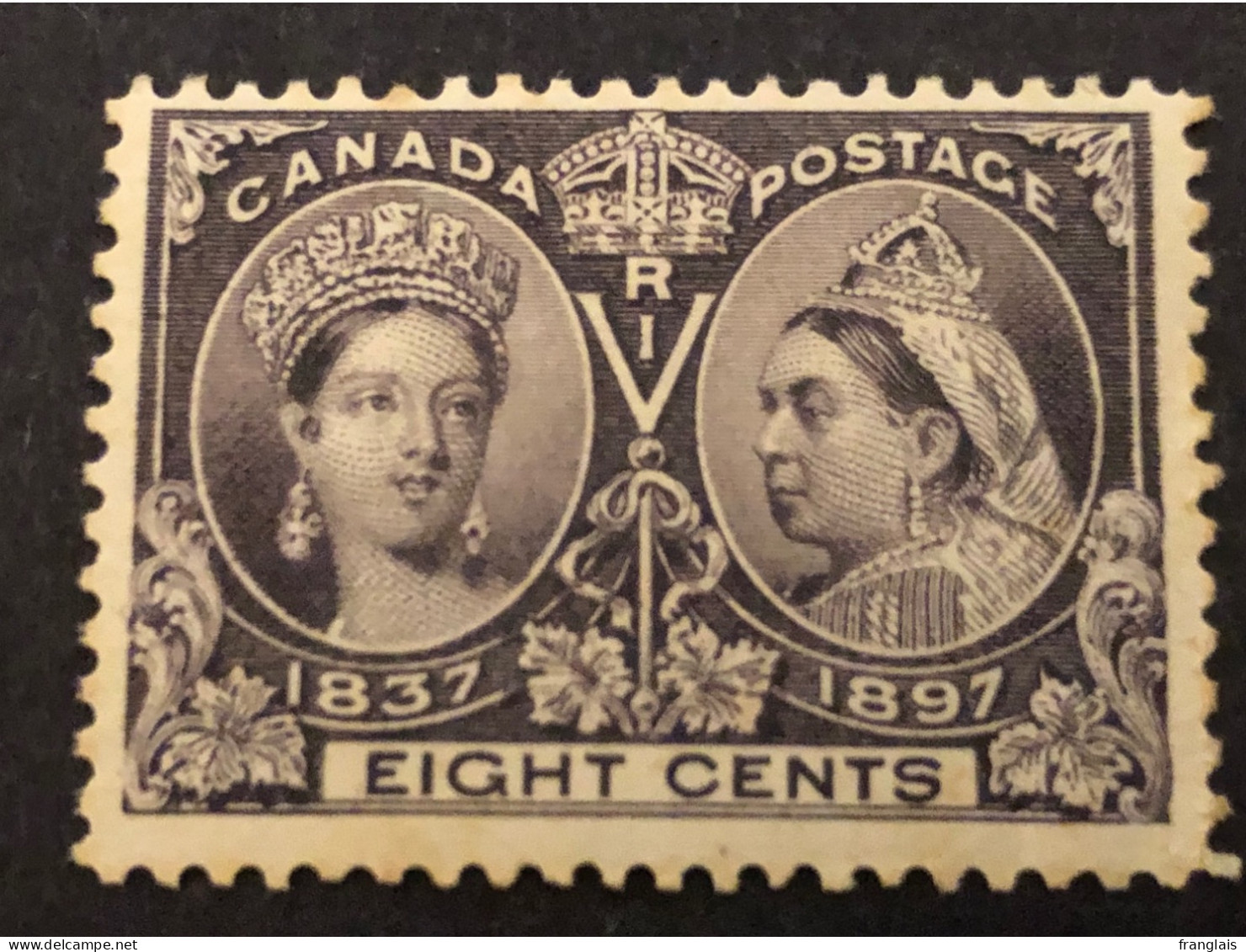 Sc 56 SG 130 Jubilee Issue Of 1897 8 Cent Violet MNH** CV £55 - Unused Stamps