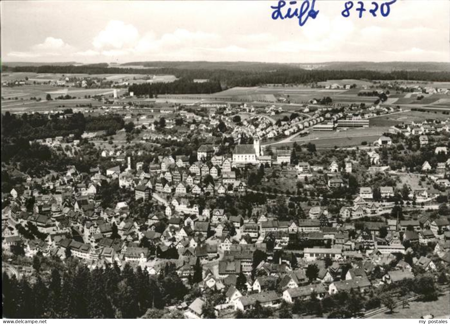 41213123 Altensteig Wuerttemberg Fliegeraufnahme  Altensteig - Altensteig