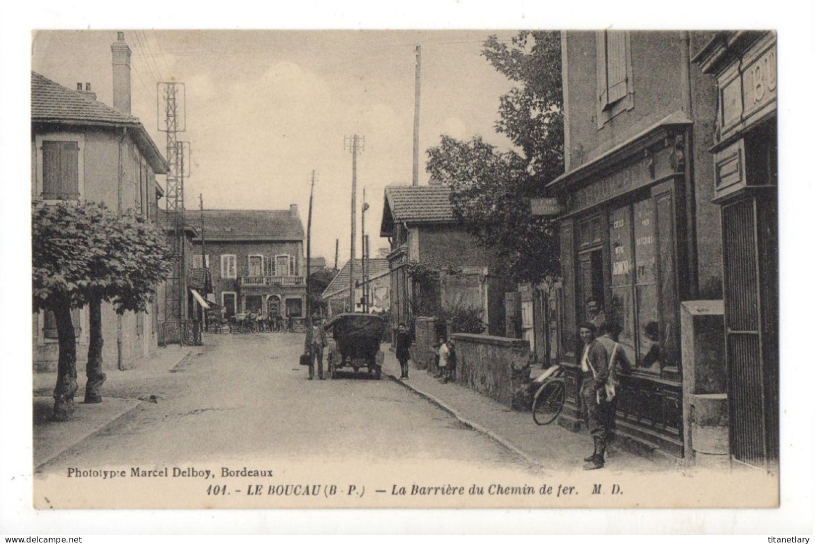 LE BOUCAU - 64 - La Barrière Du Chemin De Fer - Achat Immédiat - Boucau