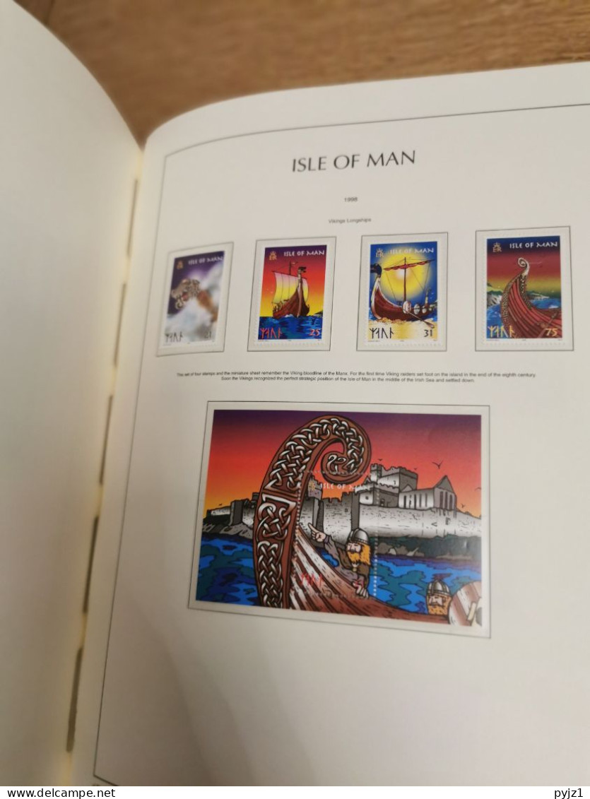 Isle of Man 1988-2003 Leuchtturm album  MNH/postfris**