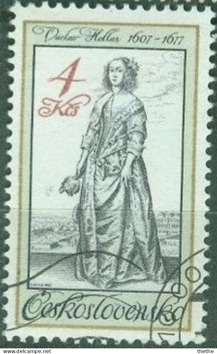 TCHECOSLOVAQUIE - Costumes D'époque Sur De Vieilles Estampes - Used Stamps