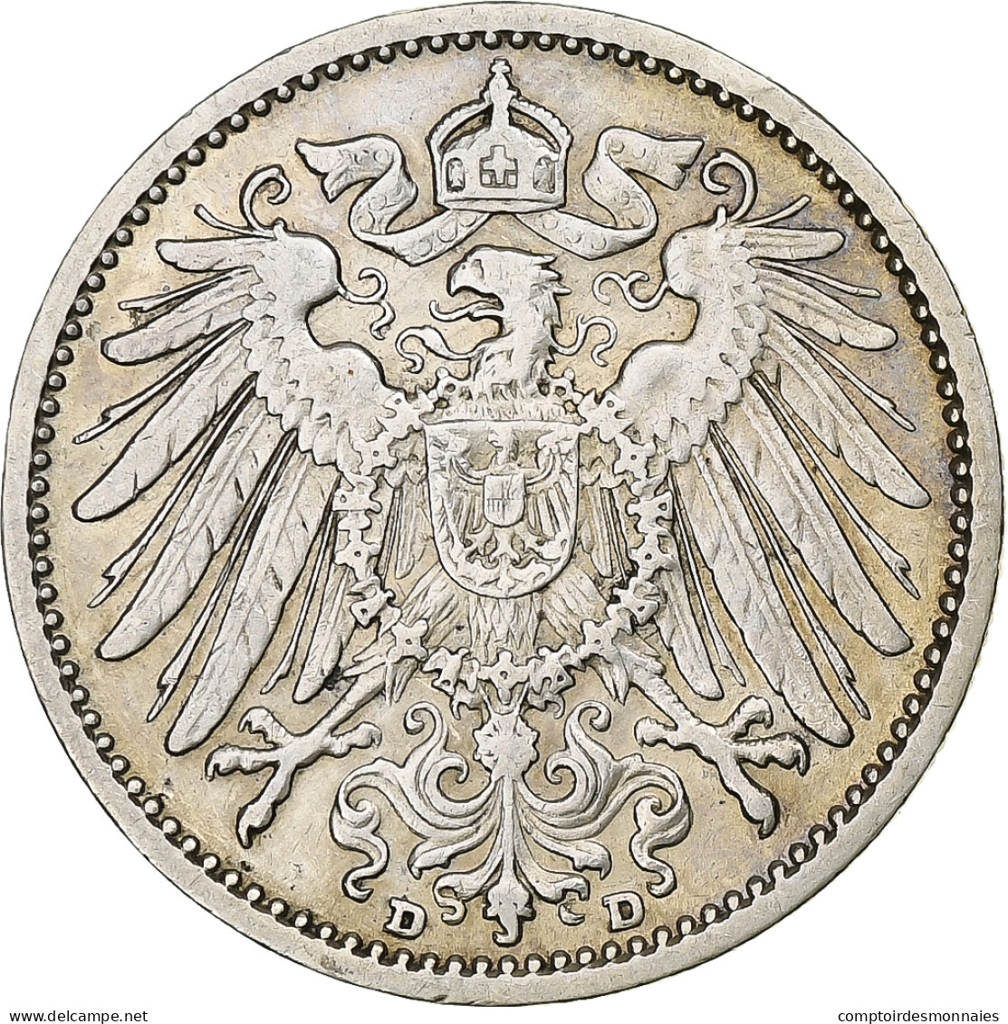 Monnaie, GERMANY - EMPIRE, Wilhelm II, Mark, 1906, Munich, TTB, Argent, KM:14 - 1 Mark