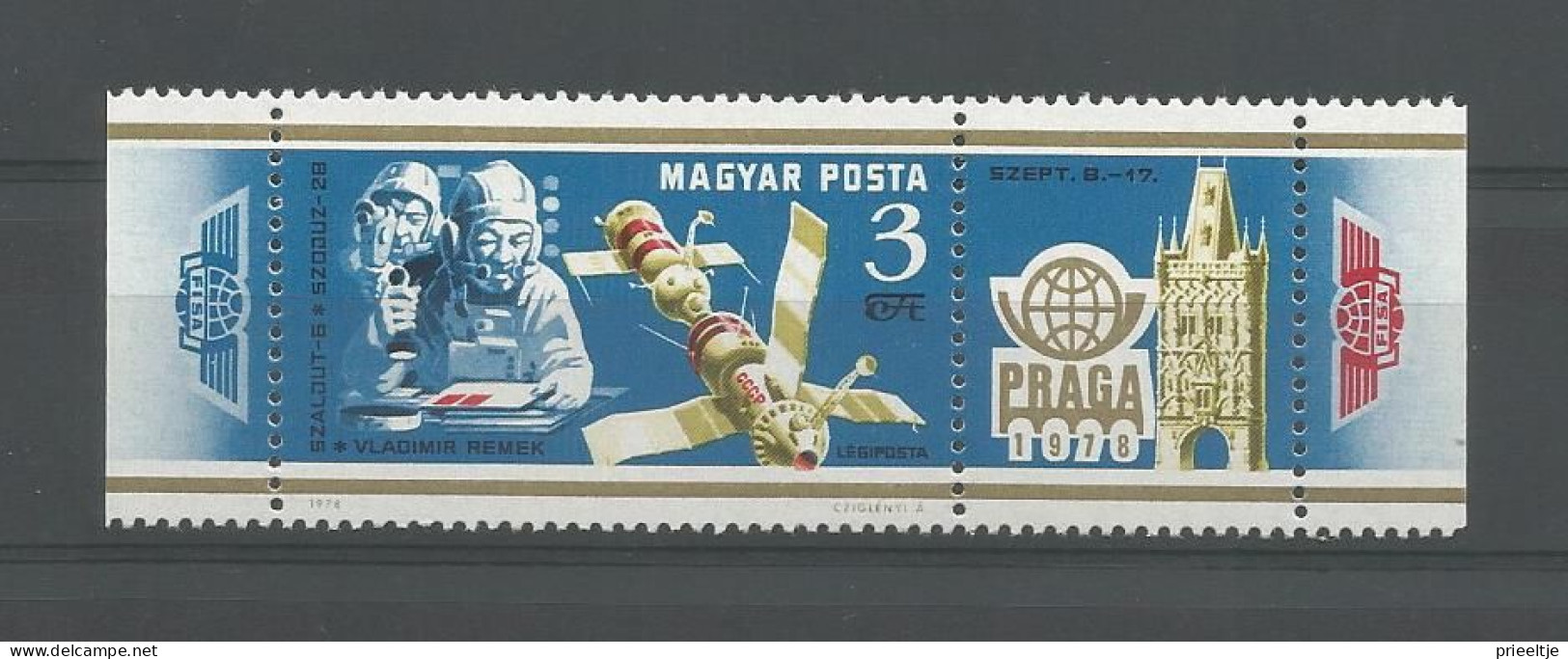 Hungary 1978 Praga Exhibition  Y.T. A 421 ** - Unused Stamps