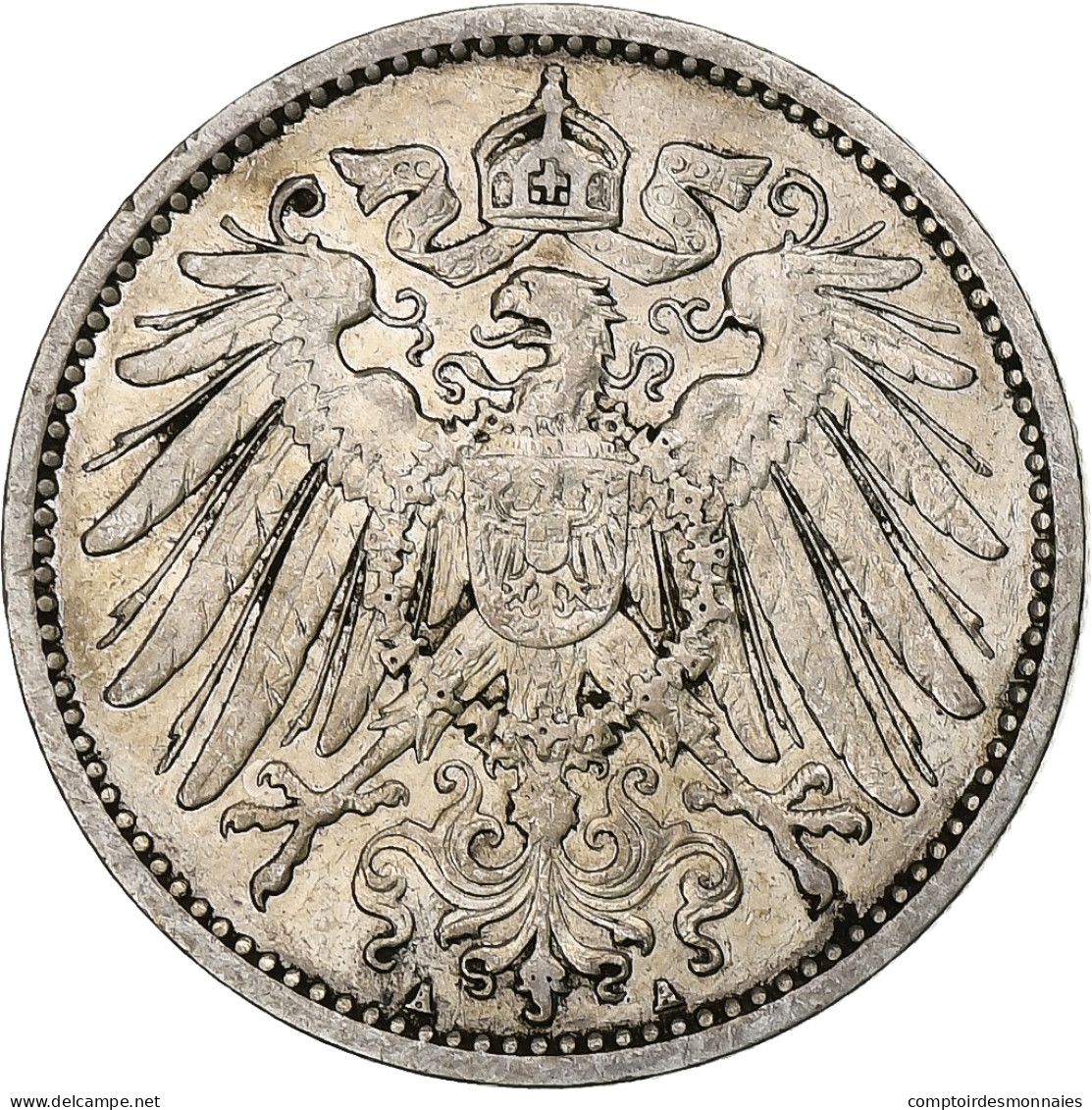 Empire Allemand, Wilhelm II, Mark, 1906, Berlin, Argent, TTB, KM:14 - 1 Mark