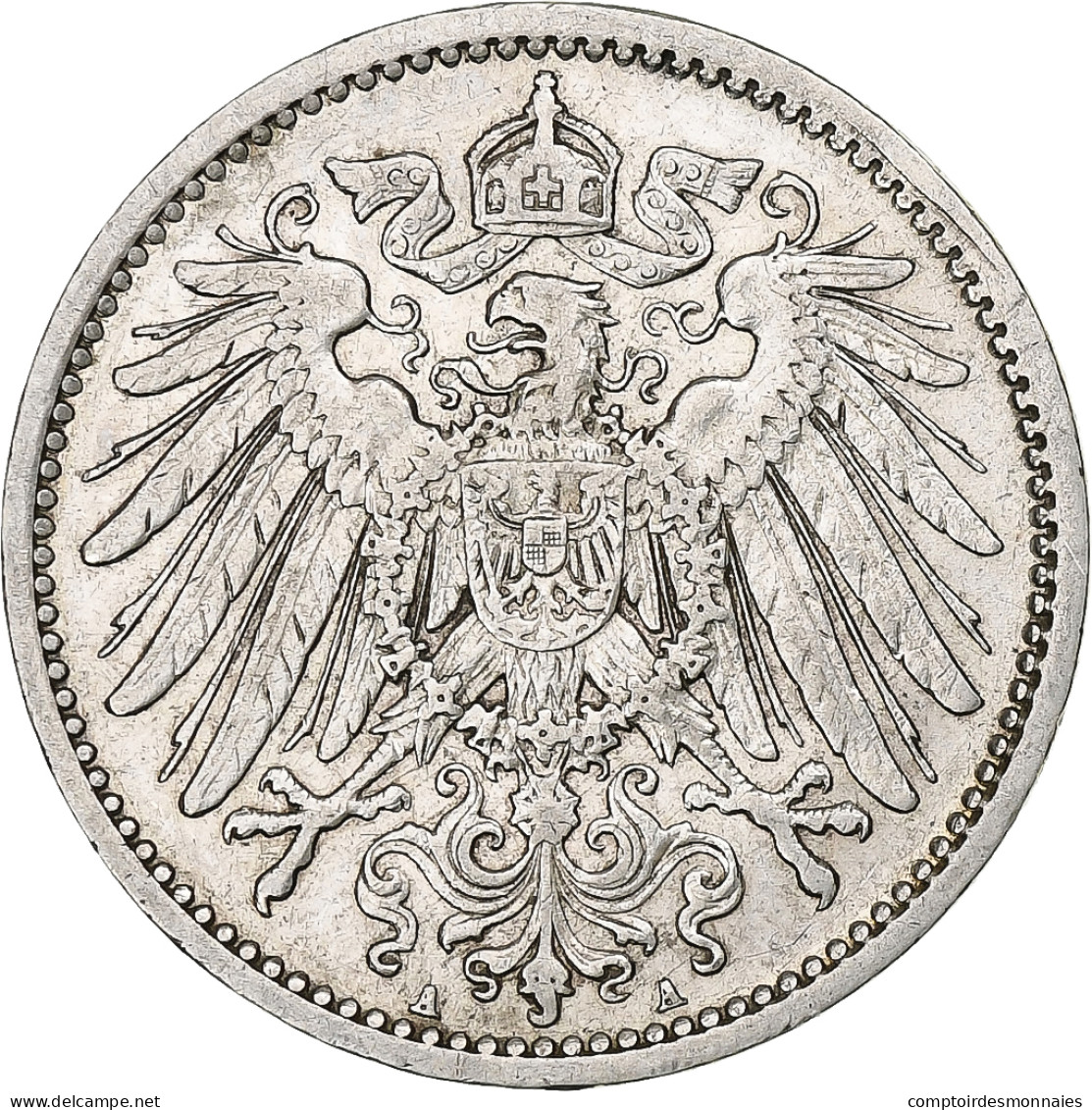 Empire Allemand, Wilhelm II, Mark, 1906, Berlin, Argent, TTB+, KM:14 - 1 Mark