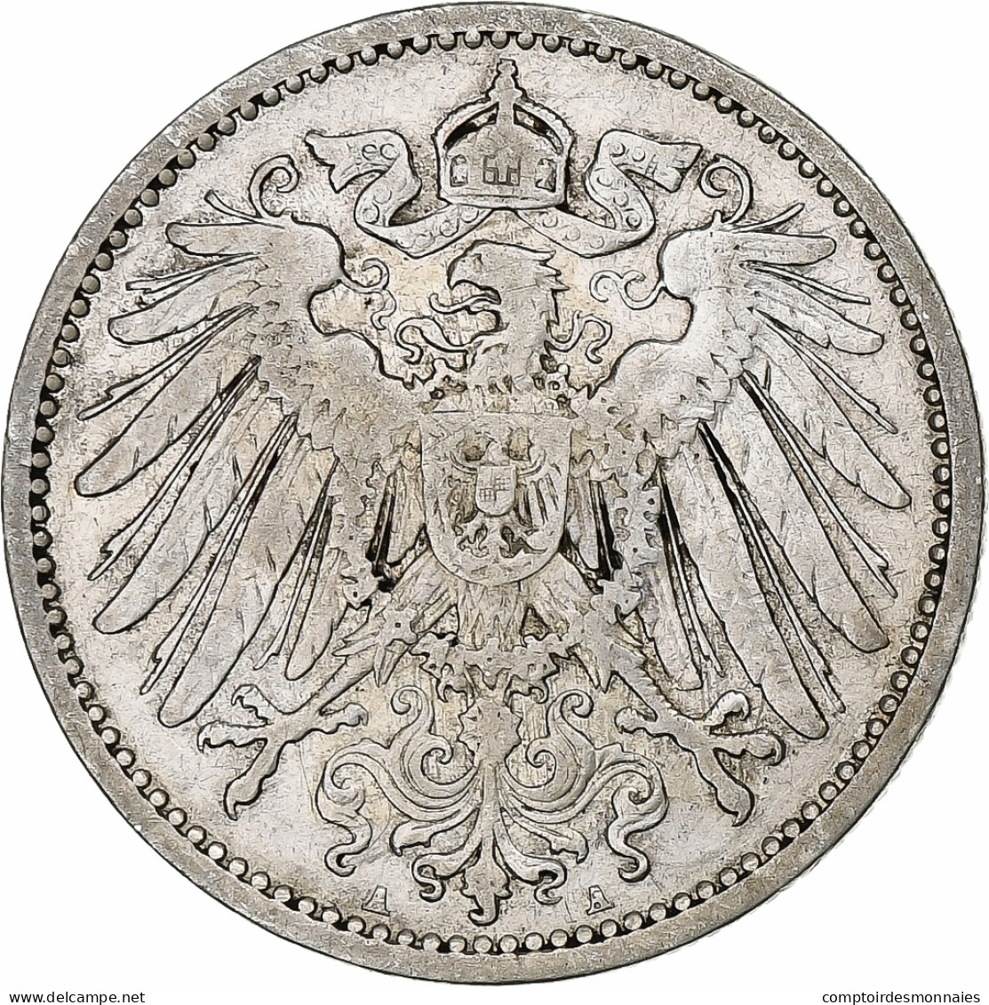 Empire Allemand, Wilhelm II, Mark, 1906, Berlin, Argent, TTB, KM:14 - 1 Mark