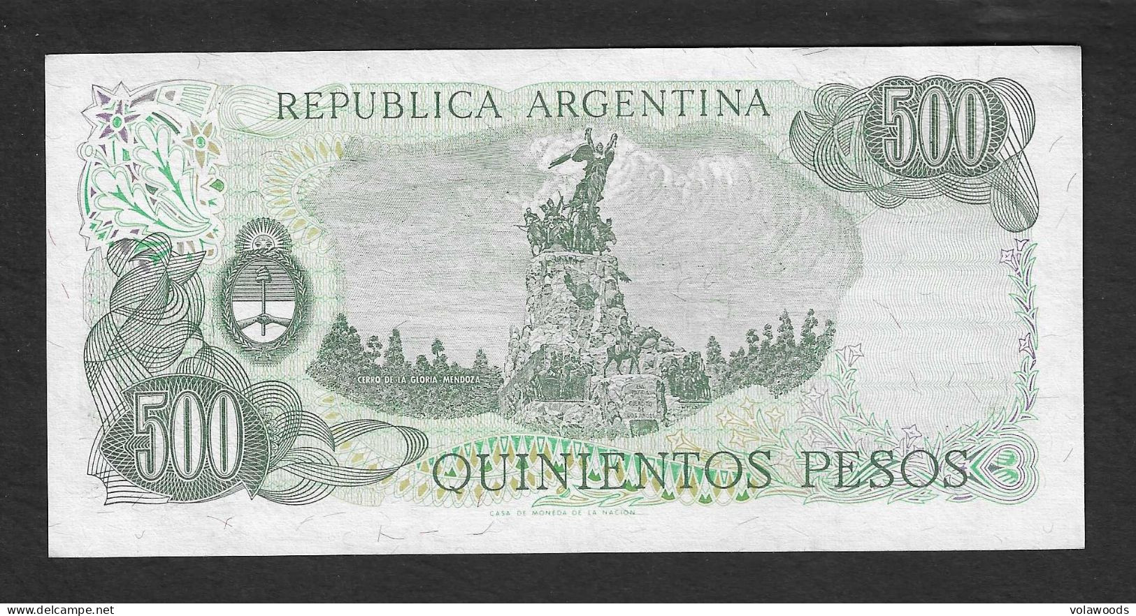 Argentina - Banconota Non Circolata FdS UNC Da 500 Pesos P-303c - 1982 #19 - Argentine