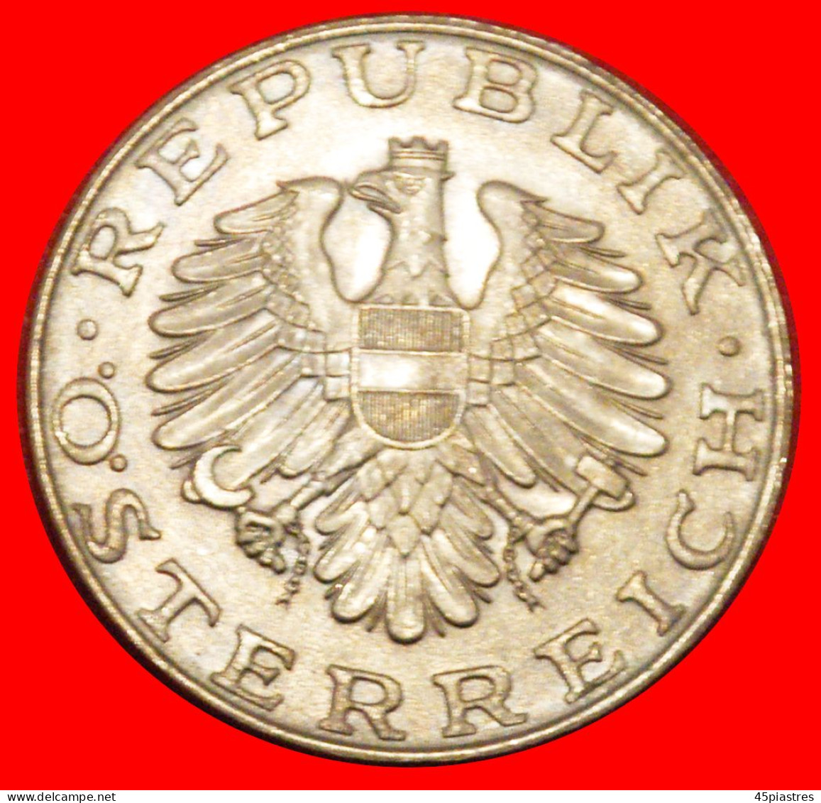 * HAMMER AND SICKLE (1974-2001): AUSTRIA  10 SHILLINGS 1976 UNC MINT LUSTRE! · LOW START ·  NO RESERVE! - Autriche