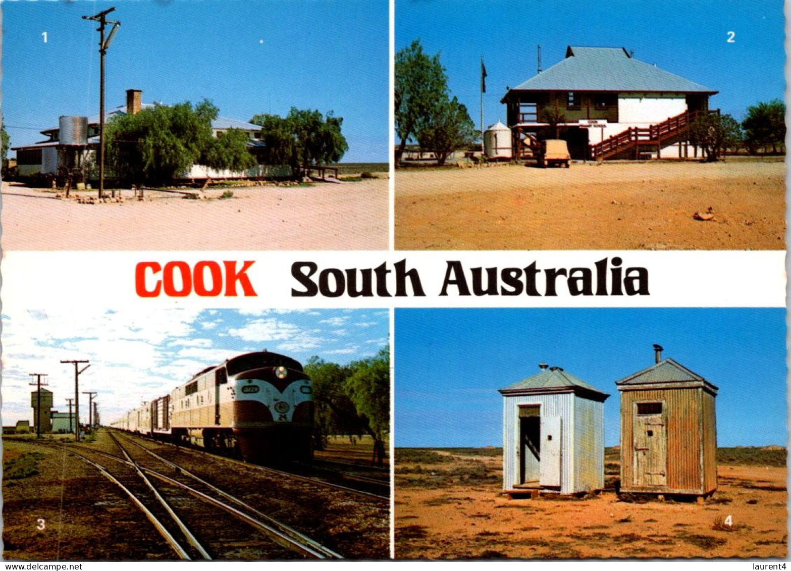 9-2-2024 (3 X 41)  Australia - SA - (Cook) Railway Train - Altri & Non Classificati