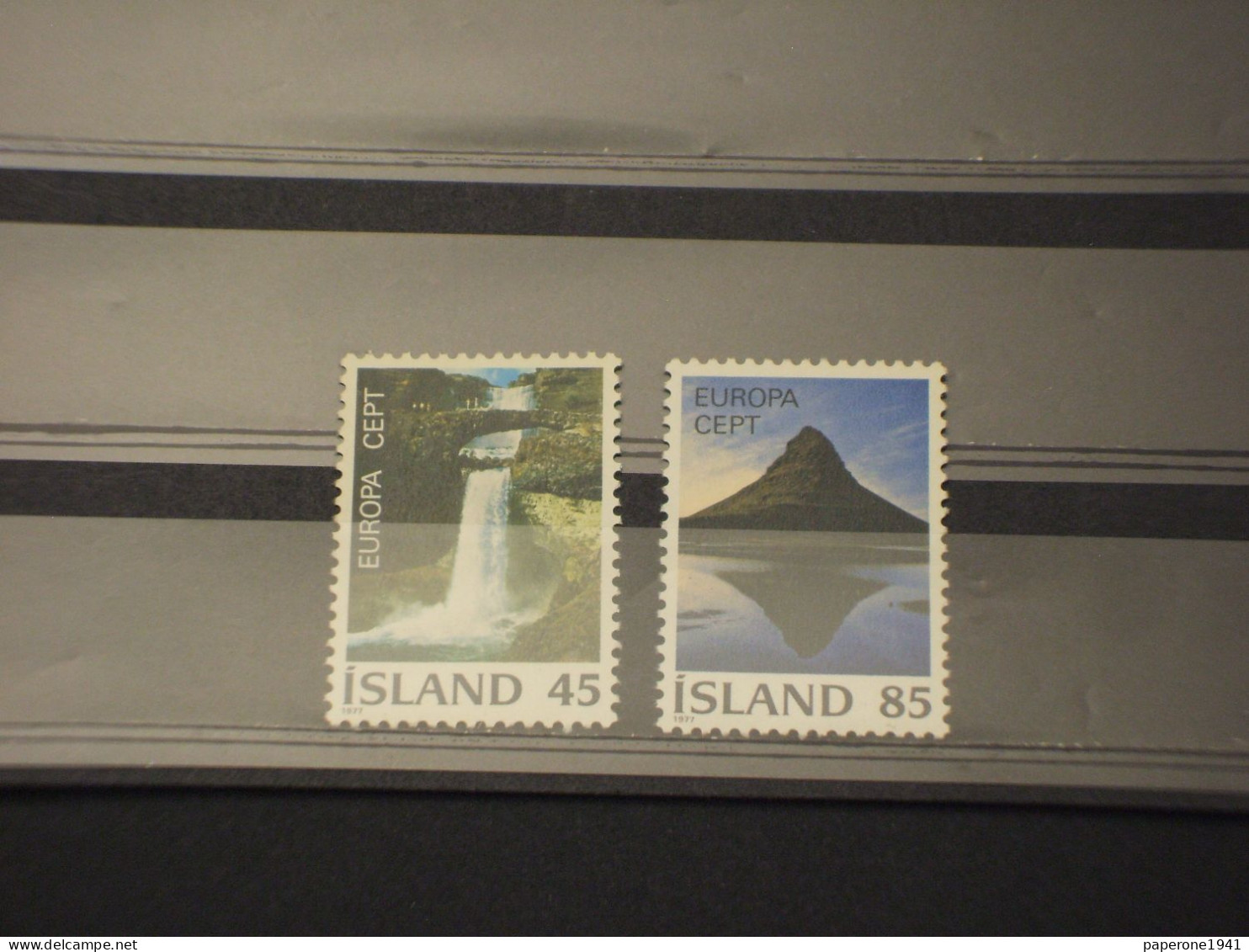 ISLANDA - 1977 PAESAGGI 2 VALORI  - NUOVI(++) - Unused Stamps
