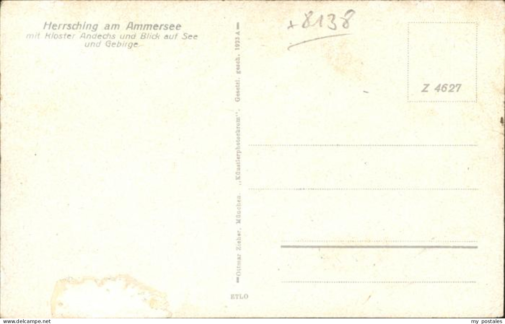 41211979 Herrsching Ammersee Kloster Andechs, See, Gebirge Herrsching - Herrsching