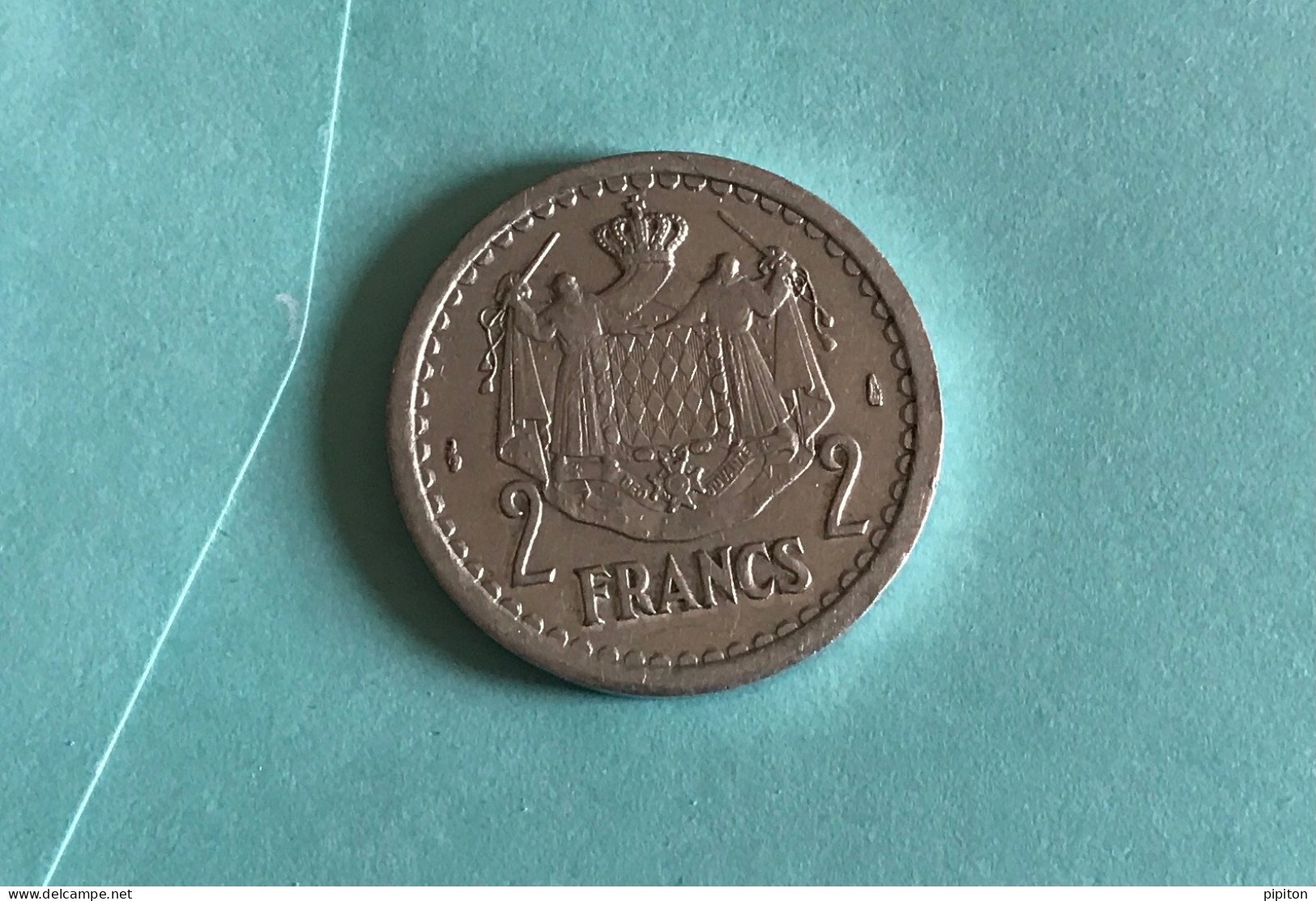 Pièce De Monnaie 2 F Monaco Sans Date - 1960-2001 Nouveaux Francs